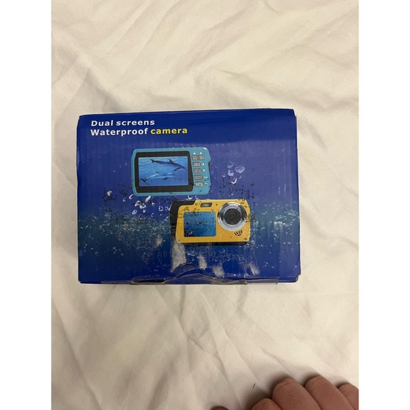 10 Ft Underwater Dual Screen Camera FHD 2.7K 13/48 MP Waterproof Digital Camera